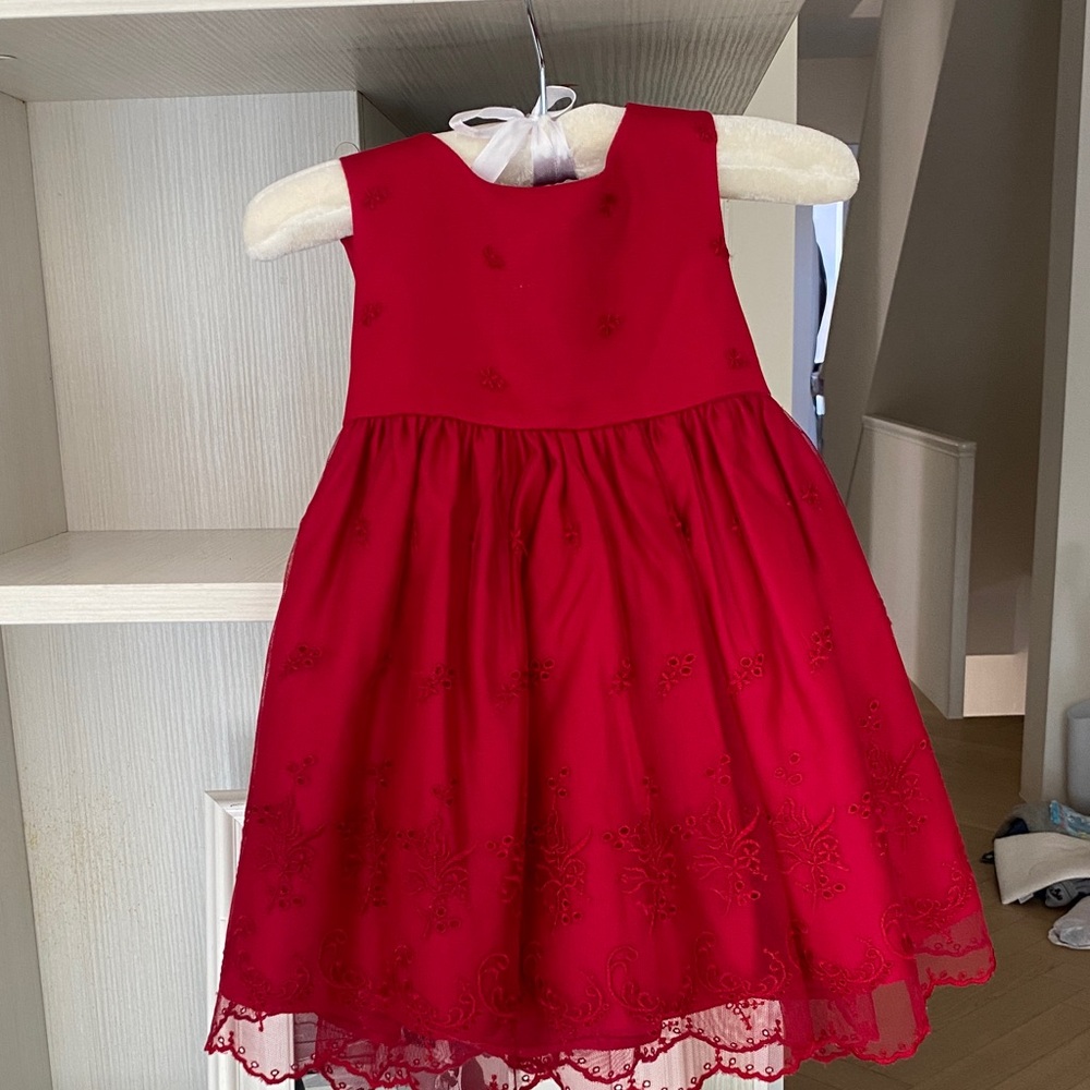Baby red dress
